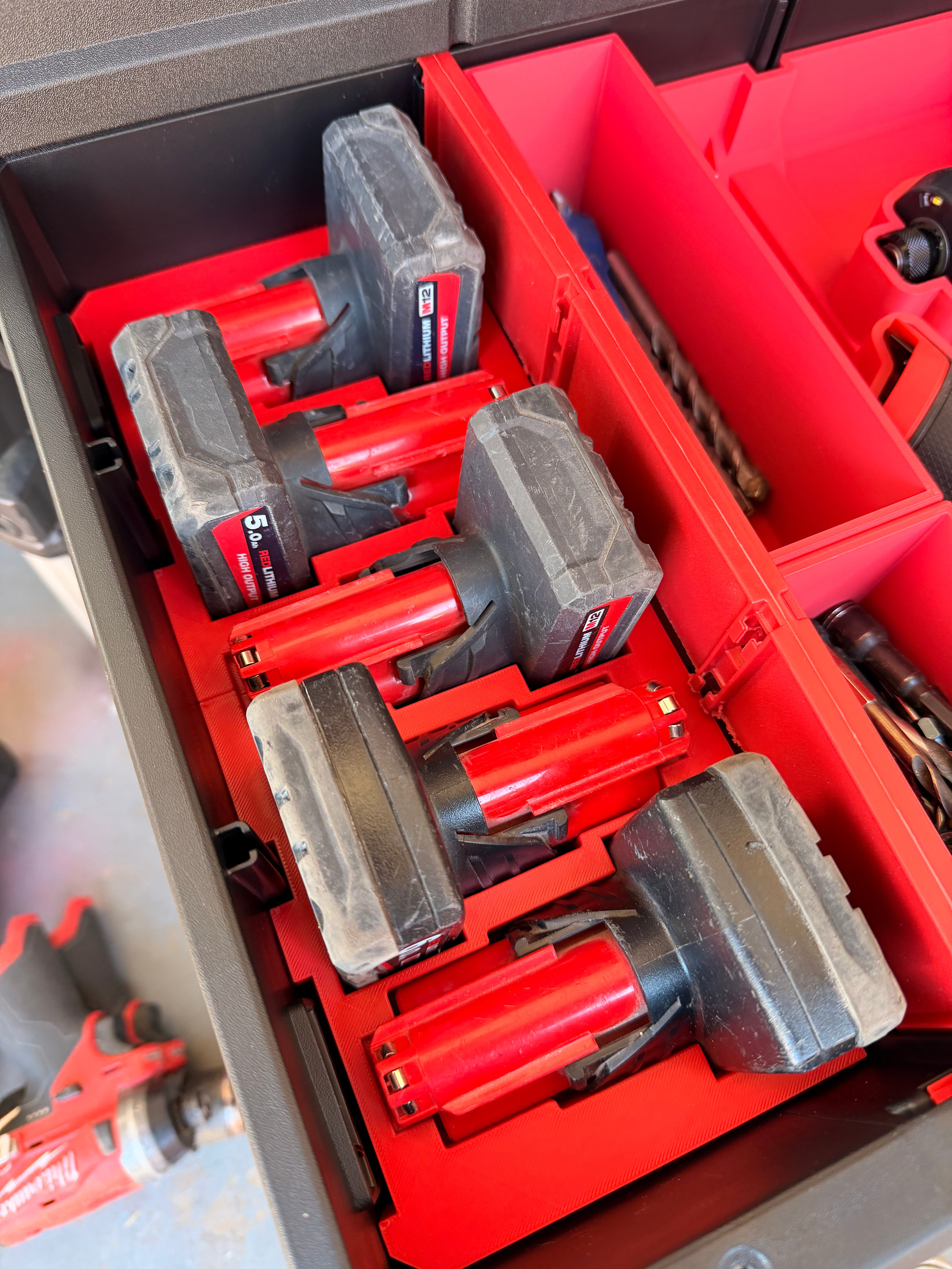Milwaukee M12 Battery Storage